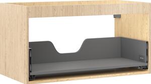 Mexen Box-A, dulap suspendat 90 cm, 1 sertar, stejar, 91AX0-0900-470-1-81