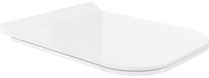 Mexen capac WC cu cădere lentă slim, duroplast, alb lucios - 39070100