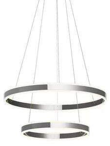 Lyani 2 Lustră Pendul Ø60 Chrome/White - Lucande