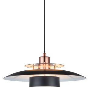 Sørup Lustră Pendul Matt Black/Copper - Halo Design