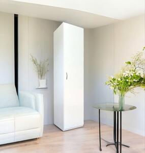 Dulap tip Soldat, 197x45x50 cm, 4 polite,Alb, Pal 18 mm