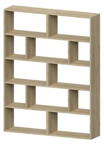 Biblioteca haaus Scale, Lemn Natural, 124 x 28 x 161,5 cm