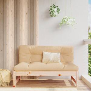 Canapea de mijloc de grădină, 120x80 cm, lemn masiv pin