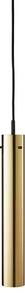 FM 2014 Lustră Pendul Ø5,5xH36 Solid Glossy Brass - Frandsen