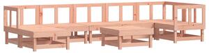 Set mobilier de grădină cu perne, 8 piese, lemn masiv douglas