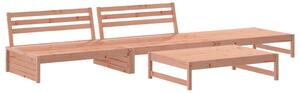 Set mobilier de grădină cu perne, 4 piese, lemn masiv douglas