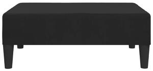 Taburet, negru, 78x56x32 cm, catifea