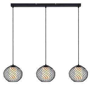 Cedrice Lustră Pendul Black/White - Lindby