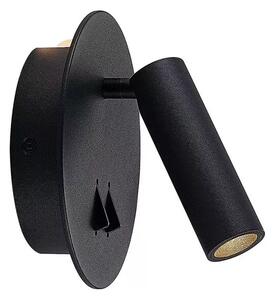 Magya LED 2 Round Aplică de Perete Black - Lucande