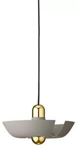 Cycnus Lustră Pendul Ø30 Taupe/Auriu - AYTM