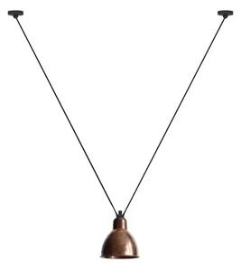 323 L Lustră Pendul Round Raw Copper/White - Lampe Gras