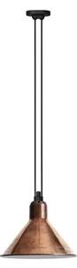 322 L Lustră Pendul Conical Raw Copper/White - Lampe Gras
