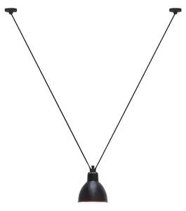 323 XL Lustră Pendul Round Black - Lampe Gras