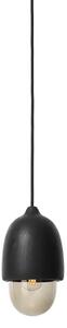 Terho Lustră Pendul Small Black/Smoked Transparent - Mater