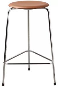 High Dot™ Stool Chrome/Walnut - Fritz Hansen