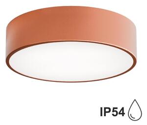Plafonieră de exterior cu senzor CLEO 2xE27/24W/230V d. 30 cm cupru IP54