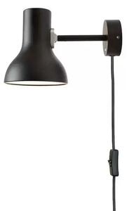 Type 75 Mini Aplică de Perete w/Cablu Jet Black - Anglepoise
