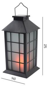 Lampă solară suspendată LED CANDELIO MILKY, 1x AA, 1600 K, IP44, 200 mAh
