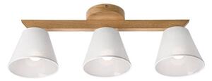 Lustr ANTONIO 3xE14/40W/230V, montaj plafon, stejar