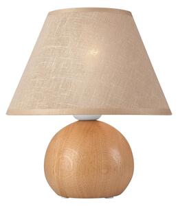 Lampă de masă JUTA 1xE27/60W/230V stejar/bej