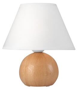Lampă de masă JUTA 1xE27/60W/230V stejar/alb