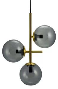 Como Lustră Pendul Smoke/Brass - DybergLarsen