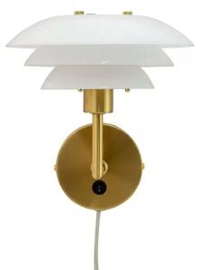 DL20 Aplică de Perete Opal/Brass - DybergLarsen