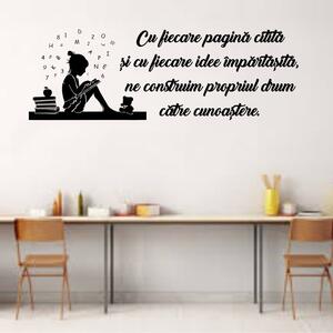 Sticker perete Fiecare pagina citita