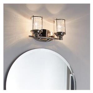 Quintiesse QN-ASHLANDBAY2-PC-BATH Aplica de perete pentru exterior ASHLAND BAY 2xE27/60W/230V IP44