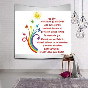 Sticker perete Fii bun, curajos, curios!