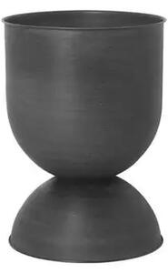 Hourglass Pot Medium Black - Ferm Living