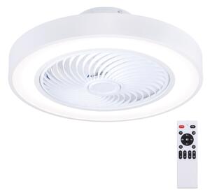 Brilagi-LED Plafonieră cu ventilator reglabilă, LED 30W, 230V, 3000-6500K, albă, cu telecomandă
