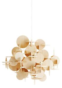 Lustră Pendul Normann Copenhagen, Bej, Camera de zi, Lemn