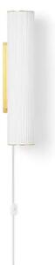 Vuelta Aplică de Perete 40 White/Brass - Ferm Living