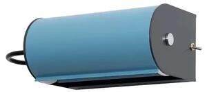 Applique Cylindrique Petite Wall Lamp Anthracite Grey/Light Blue - Nemo Lighting