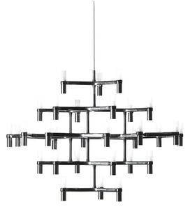 Crown Major Pendant Black Plated - Nemo Lighting