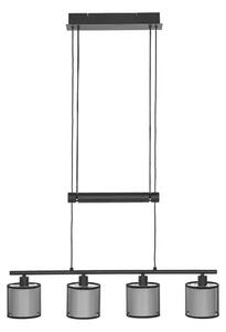 Chizoma Lustră Pendul Sand Black/White - Lindby