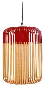 Bamboo Lustră Pendul L Red - Forestier