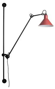 214 Aplică de Perete Conic Negru/Roșu - Lampe Gras