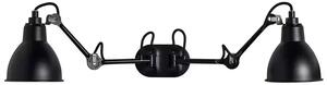 204 Double Aplică de Perete Black - Lampe Gras