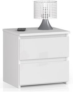 Noptieră CLeania CL2 (alb lucios). Promo -21%. 1068576