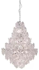 Monarque Grande Lustră Pendul Ø57 Chrome/Clear - By Rydéns