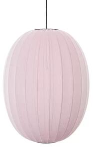 Knit-Wit 65 High Oval Lustră Pendul Light Roz - Made By Hand