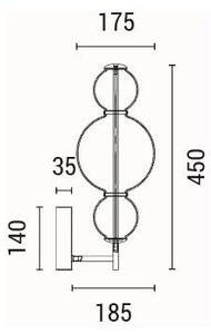 Aplică LED/12,6W/230V 3000K