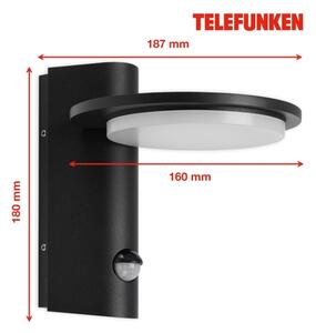 Aplică LED de exterior cu senzor Telefunken 312505TF LED/10W/230V IP44