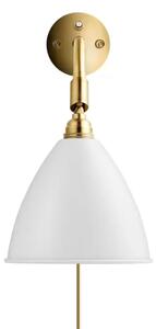 Bestlite BL7 Aplică de Perete ø16 Brass/Matte White - GUBI