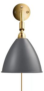 Bestlite BL7 Aplică de Perete ø16 Brass/Grey - GUBI