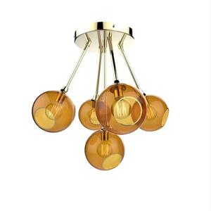 Ballroom Molecule Lustră Pendul Brass/Amber - Design By Us