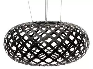 Kina Lustră Pendul Ø140 Black 2 Sides - David Trubridge