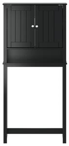 Dulap mașină de spălat „BERG” negru 76x27x164,5 cm lemn masiv